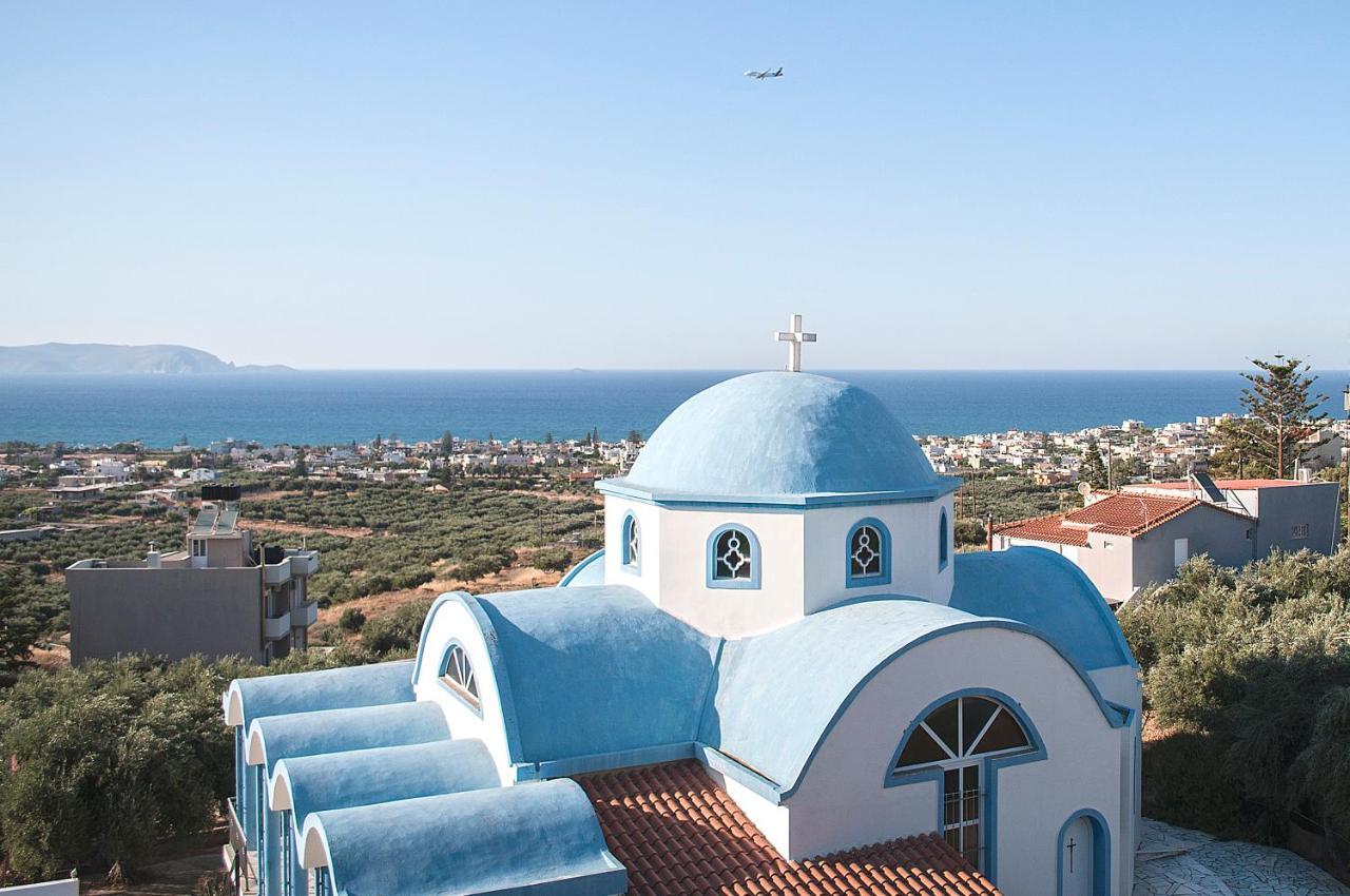 Adorable Country House With Sea & Church View! Kokkini Hani Экстерьер фото